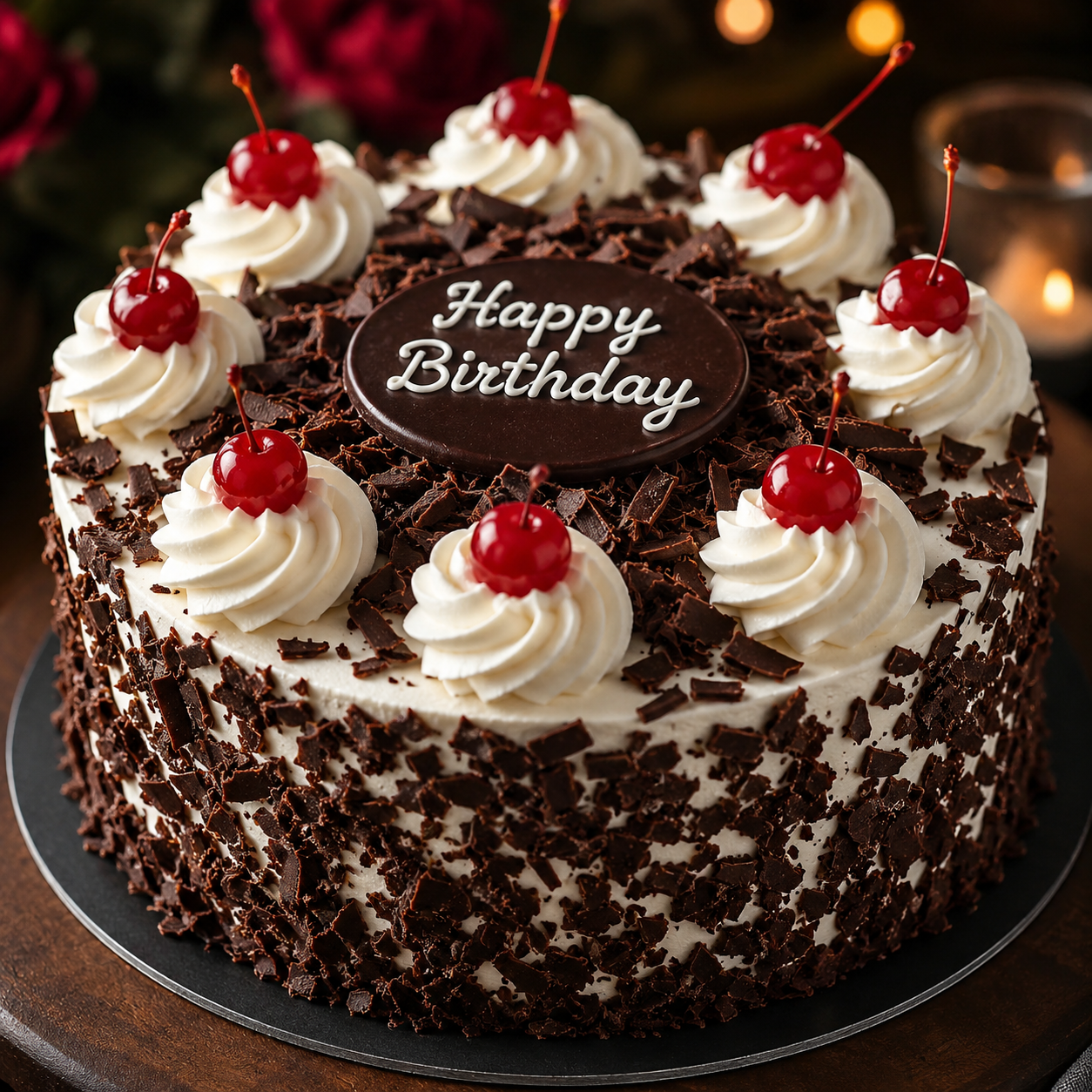 black forest cake