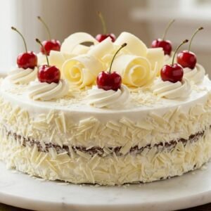 white forest birthday cake