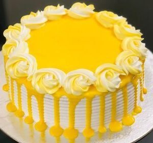 Pineapple butter cream cake